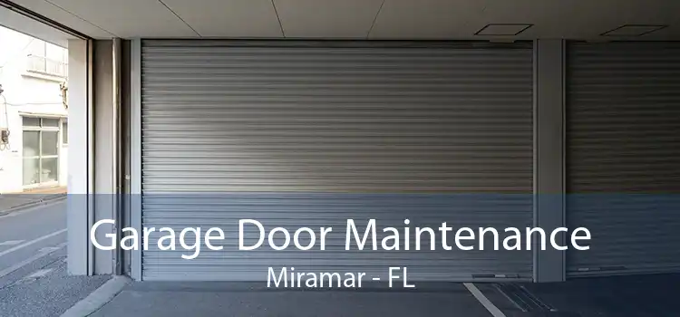Garage Door Maintenance Miramar - FL
