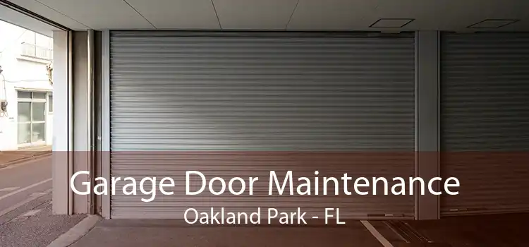 Garage Door Maintenance Oakland Park - FL