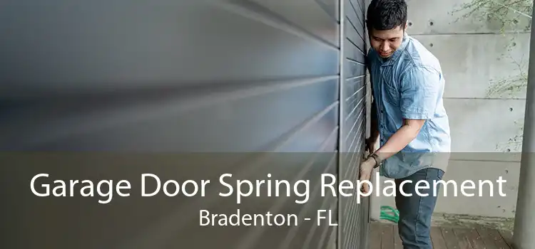 Garage Door Spring Replacement Bradenton - FL