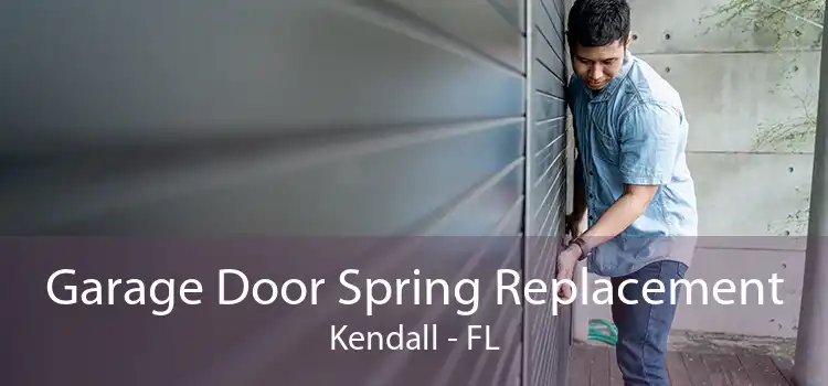 Garage Door Spring Replacement Kendall - FL