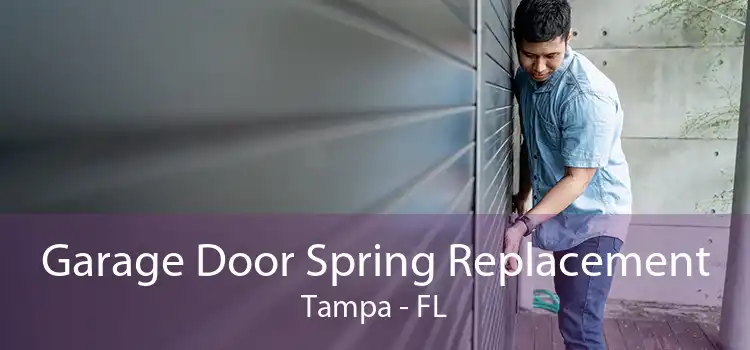 Garage Door Spring Replacement Tampa - FL